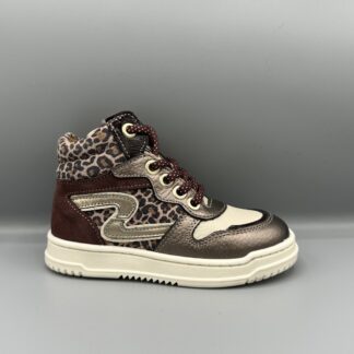 393 Develab boot bordeaux brons panter