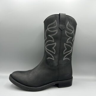 433 Gattino western laarsje zwart