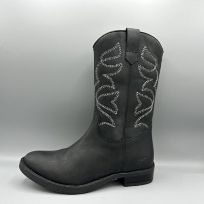 433 Gattino western laarsje zwart