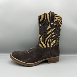 461 Hip western laarsje bruin zebra