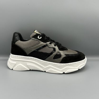 474 Red Rag sneakers zwart zilver