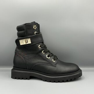 475 Red Rag bikerboot zwart