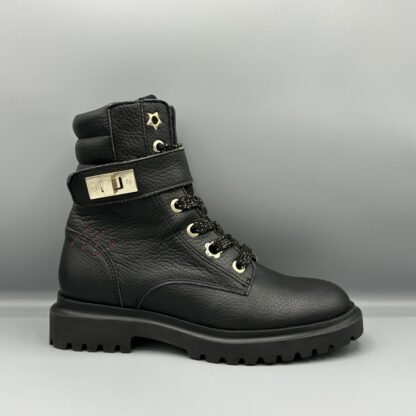 475 Red Rag bikerboot zwart