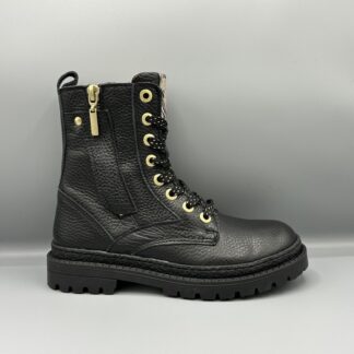 479 Red Rag bikerboot zwart