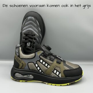 486 Red Rag schoenen met draaiknop grijs