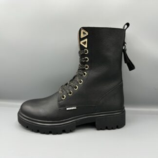 517 Braqeez bikerboot zwart