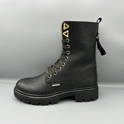 517 Braqeez bikerboot zwart