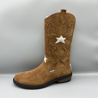 524 Braqeez western laarsje cognac suède