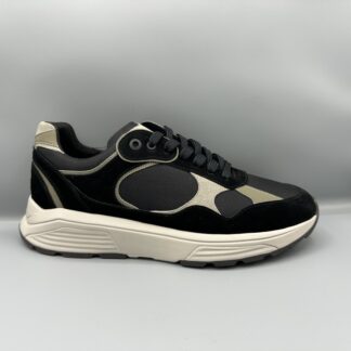 219  Xsensible sneakers zwart beige