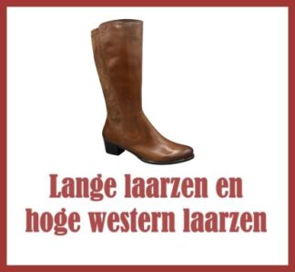 Lange laarzen en hoge western laarzen