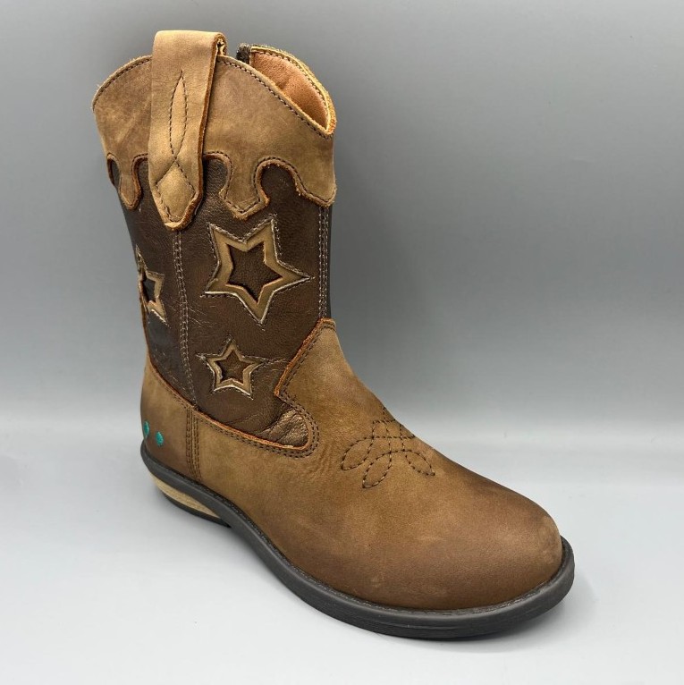 Bunnies jr. western laarsje cognac