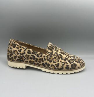 Tamaris loafers panter print