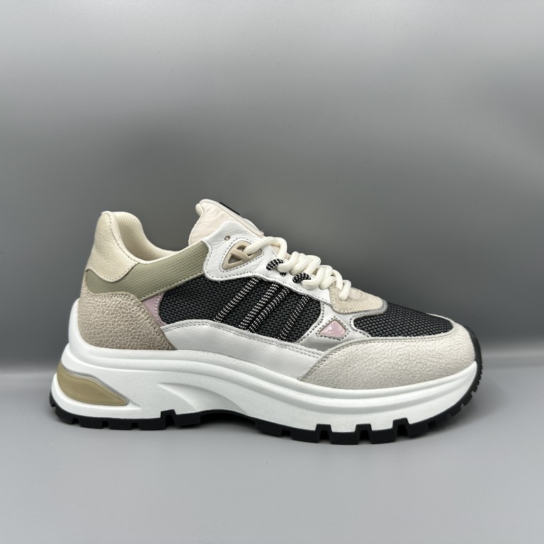 002 VIA VAI sneakers wit roze zwart