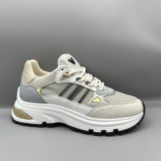 003 VIA VAI sneakers grijs wit blauw