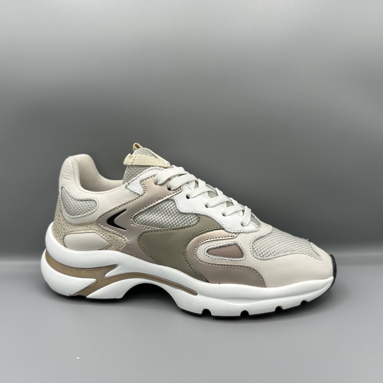 005 VIA VAI sneakers beige goud