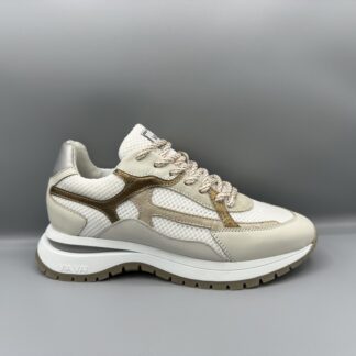008 VIA VAI sneakers beige wit brons
