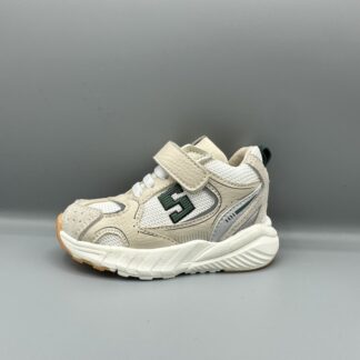 033 Shoesme sneakers beige wit groen