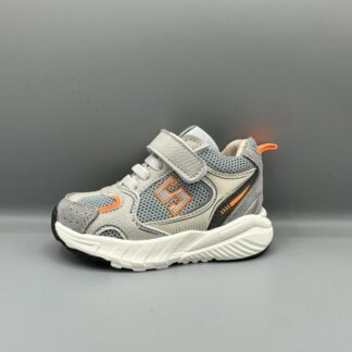 034 Shoesme sneakers grijs oranje