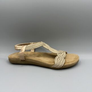 042 Bridge sandalen zalm roze
