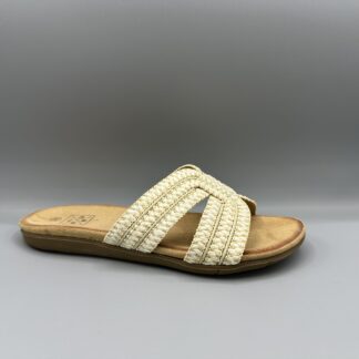 047 Bridge slippers beige