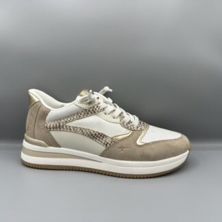 079 Tamaris comfort sneakers wit beige