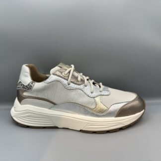 094 Xsensible sneakers beige brons zilver