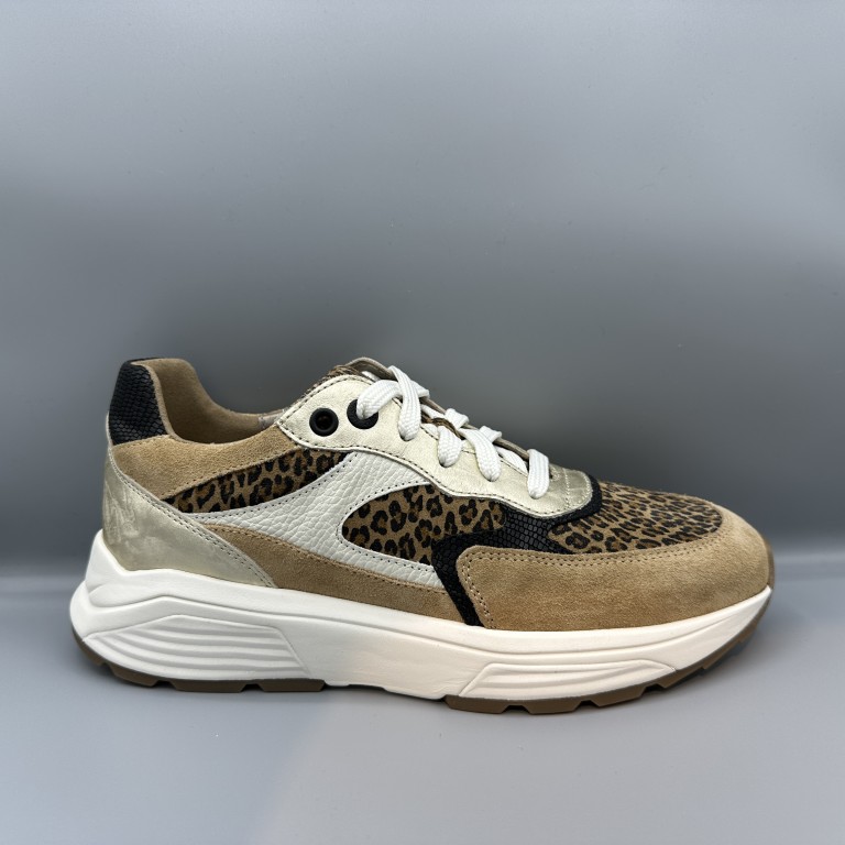 101 Xsensible sneakers beige panter
