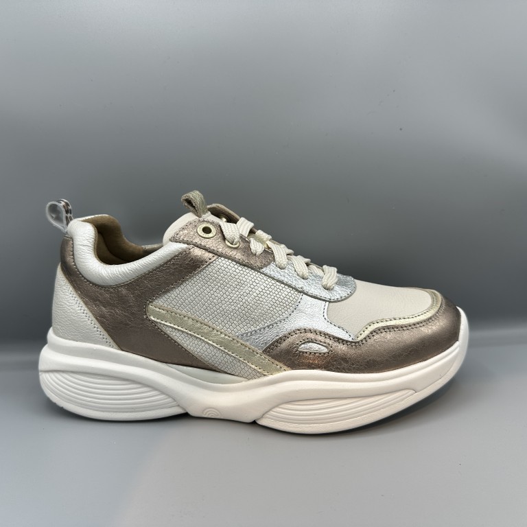 108 Xsensible sneakers beige brons zilver