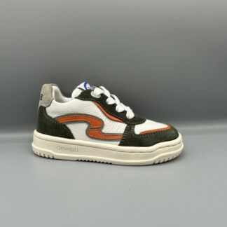 143 Develab sneakers wit groen oranje