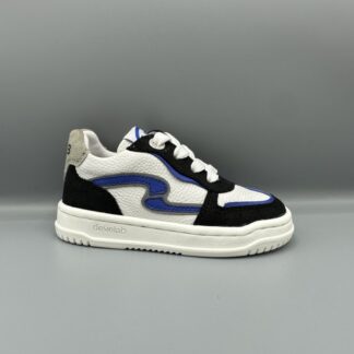 145 Develab sneakers wit zwart blauw