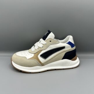 159 Pinocchio sneakers beige blauw