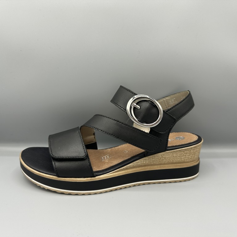 159 Remonte sleehak sandalen zwart