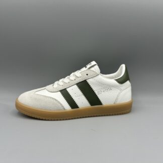 184 Gattino sneakers beige wit groen