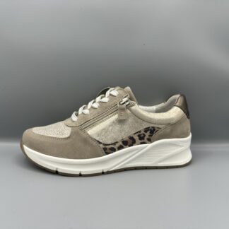 234 Aco Sens sneakers wijdte k beige panter