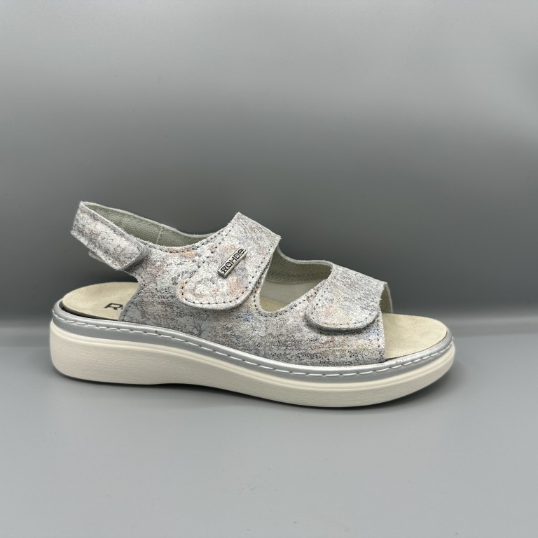 251 Rohde sandalen zilver multicolor