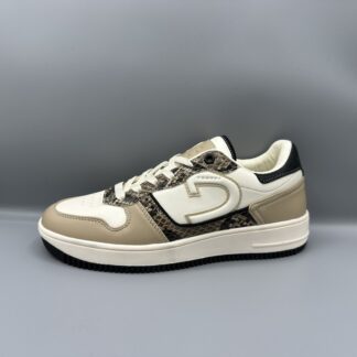 049 Cruyff sneakers wit beige snake