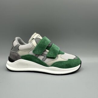 205 Hip schoenen met klittenband grijs groen