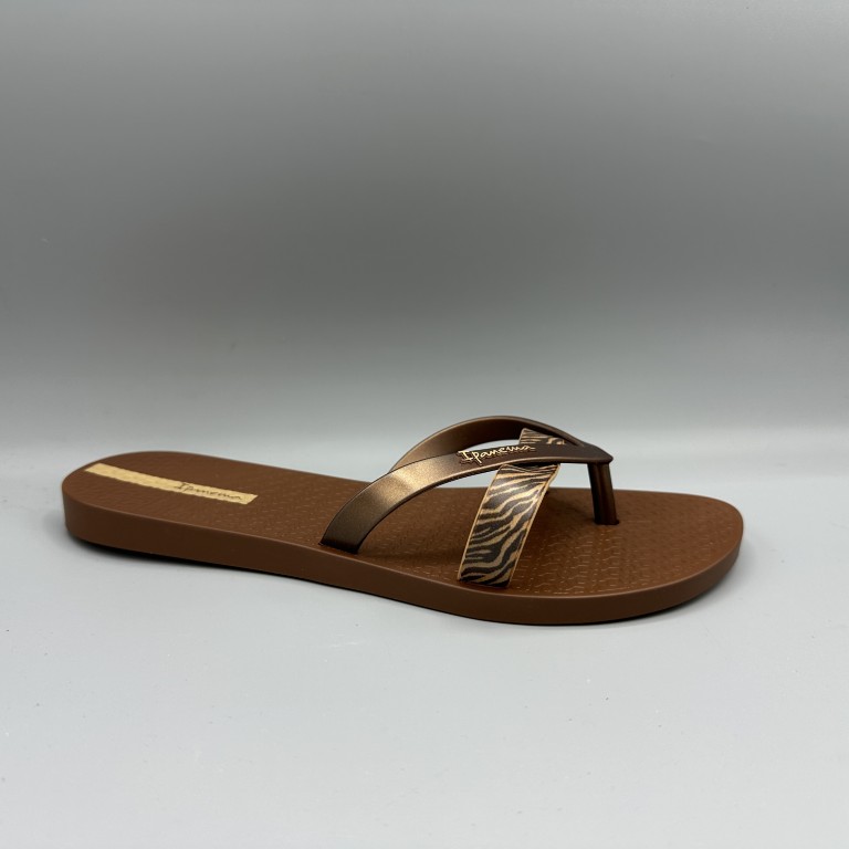 Ipanema slippers bruin zebra