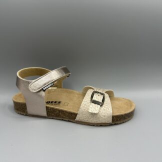 Braqeez sandalen brons beige