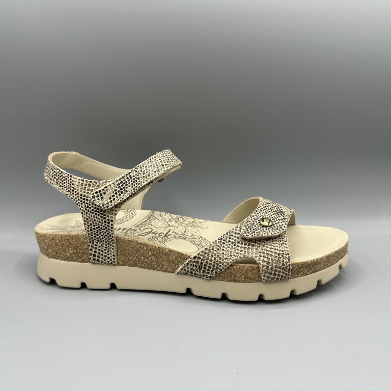 Panama Jack sandalen beige snake