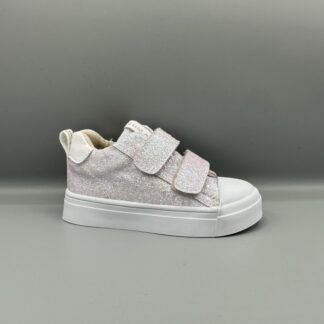 010 Shoesme schoenen met klittenband roze glitter