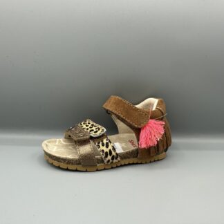 015 Shoesme sandalen cognac panter
