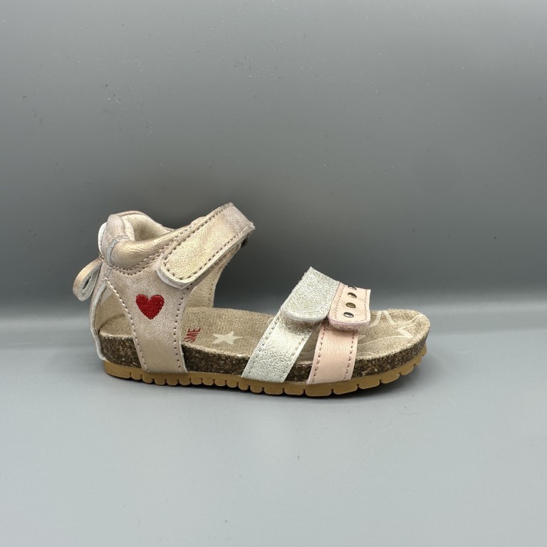 017 Shoesme sandalen zalm roze goud