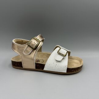 021 Shoesme sandalen wit zalm roze