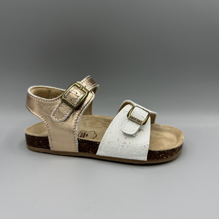 021 Shoesme sandalen wit zalm roze