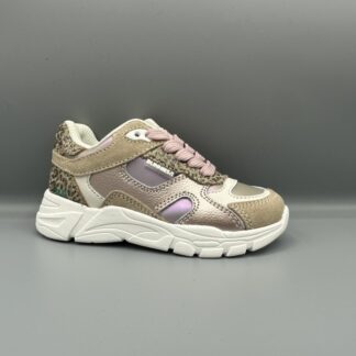 070 Bunnies jr. sneakers taupe roze panter