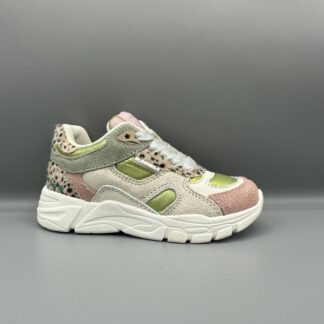 071 Bunnies jr. sneakers groen roze beige