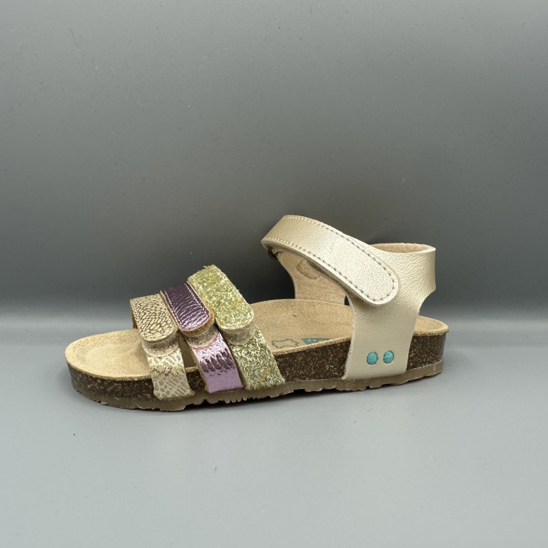 078 Bunnies jr. sandalen goud roze