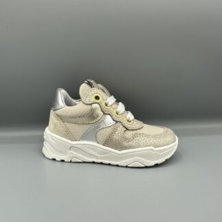 105 Develab sneakers beige goud