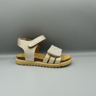 116 Develab sandalen beige goud